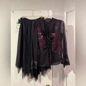 Vintage Albert Nipon evening - size 4 - new with tags - may have worn blouse